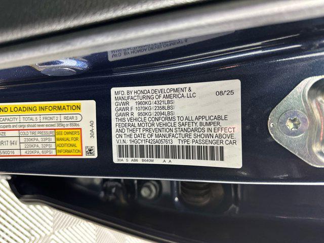 new 2025 Honda Accord car, priced at $30,281