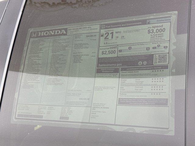 new 2025 Honda Ridgeline car, priced at $43,741