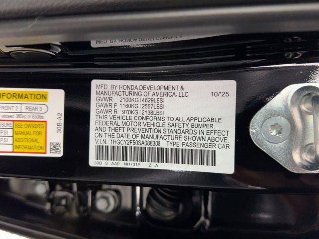 new 2025 Honda Accord Hybrid car, priced at $33,261