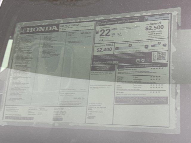 new 2025 Honda Pilot car, priced at $42,251