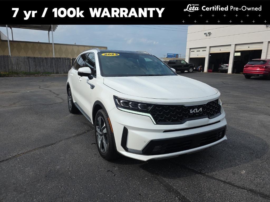 used 2023 Kia Sorento Plug-In Hybrid car, priced at $35,777