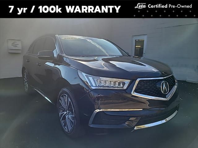 used 2020 Acura MDX car, priced at $25,388