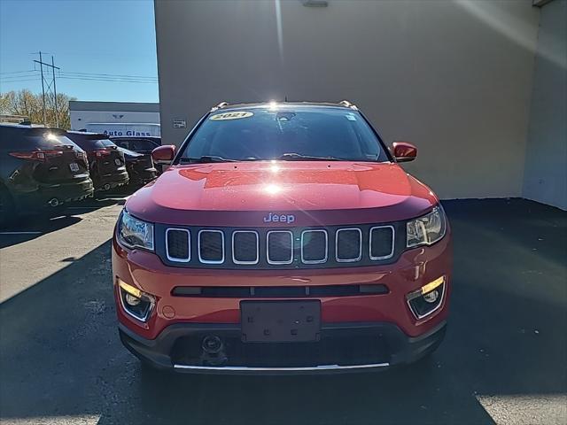 used 2021 Jeep Compass car, priced at $21,500