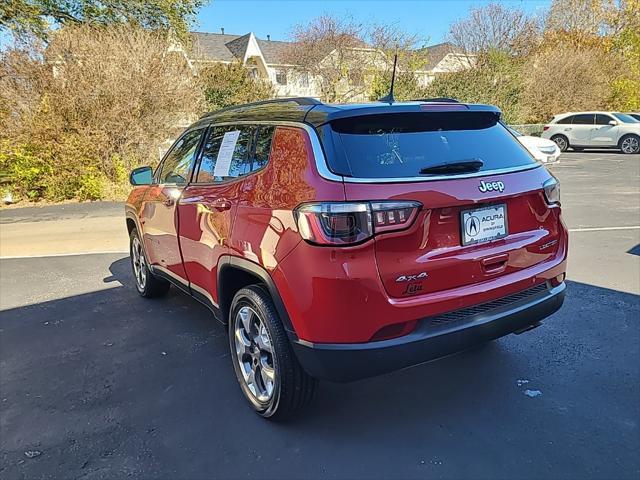 used 2021 Jeep Compass car, priced at $21,500