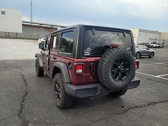 used 2021 Jeep Wrangler Unlimited car, priced at $32,500