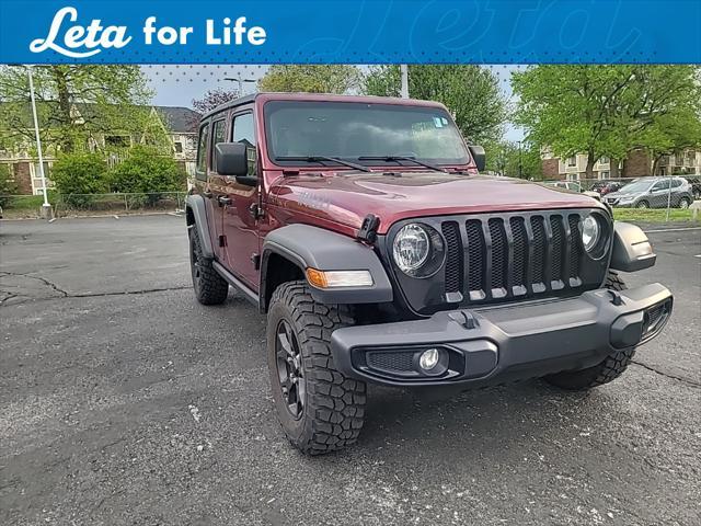 used 2021 Jeep Wrangler Unlimited car, priced at $32,500