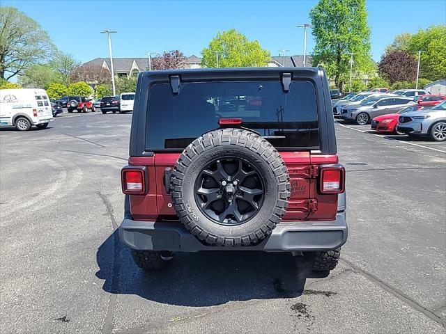 used 2021 Jeep Wrangler Unlimited car, priced at $32,500