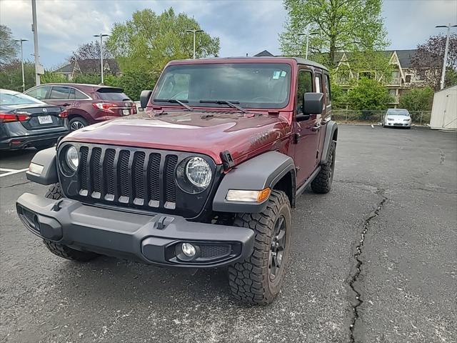 used 2021 Jeep Wrangler Unlimited car, priced at $32,500