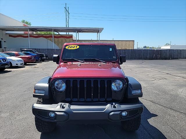 used 2021 Jeep Wrangler Unlimited car, priced at $32,500