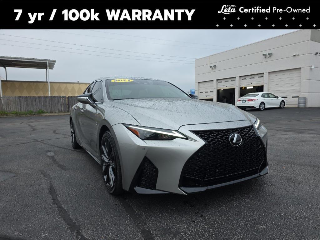 used 2021 Lexus IS 350 car, priced at $38,900