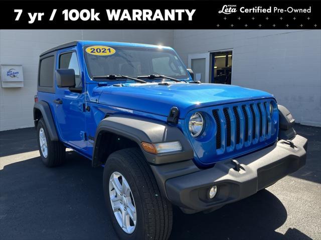 used 2021 Jeep Wrangler car, priced at $29,900
