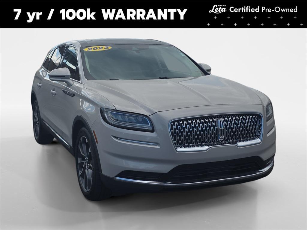 used 2022 Lincoln Nautilus car, priced at $33,500
