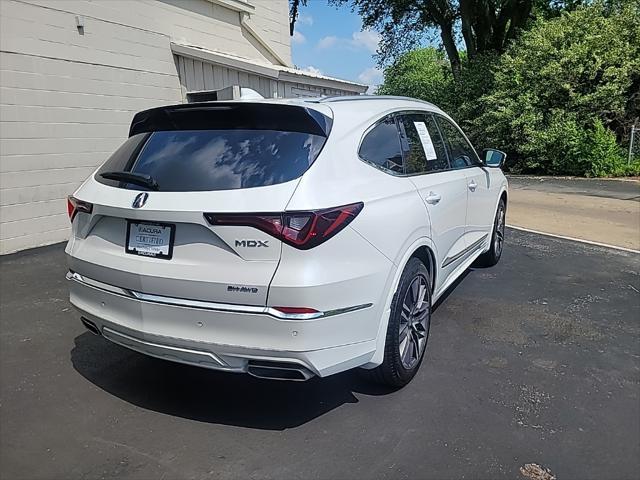 used 2025 Acura MDX car, priced at $62,900