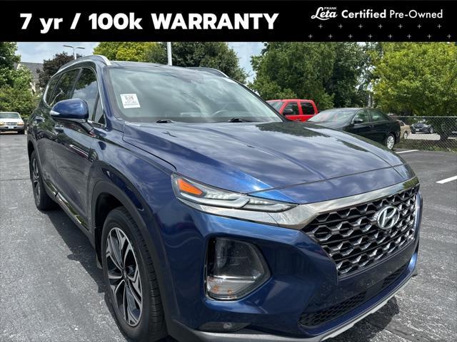 used 2020 Hyundai Santa Fe car, priced at $21,991