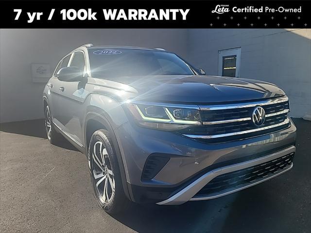 used 2022 Volkswagen Atlas Cross Sport car, priced at $32,799