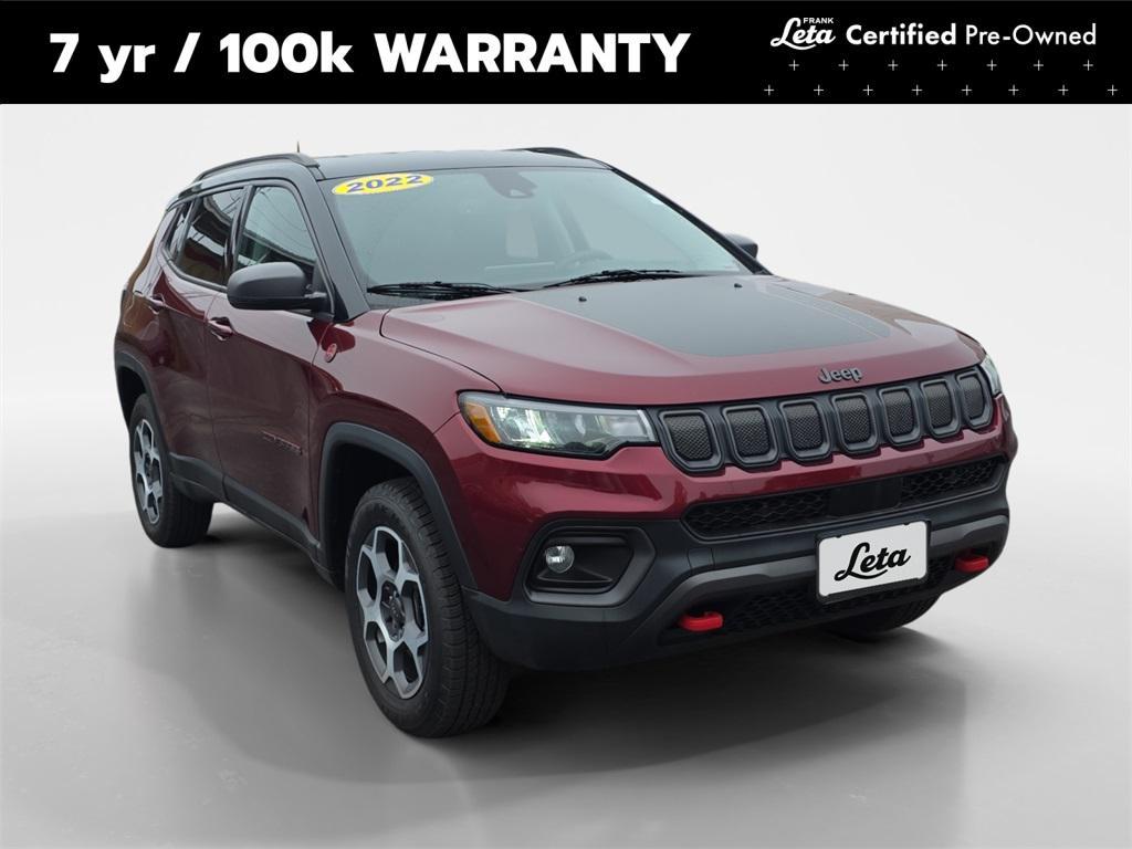 used 2022 Jeep Compass car, priced at $24,383