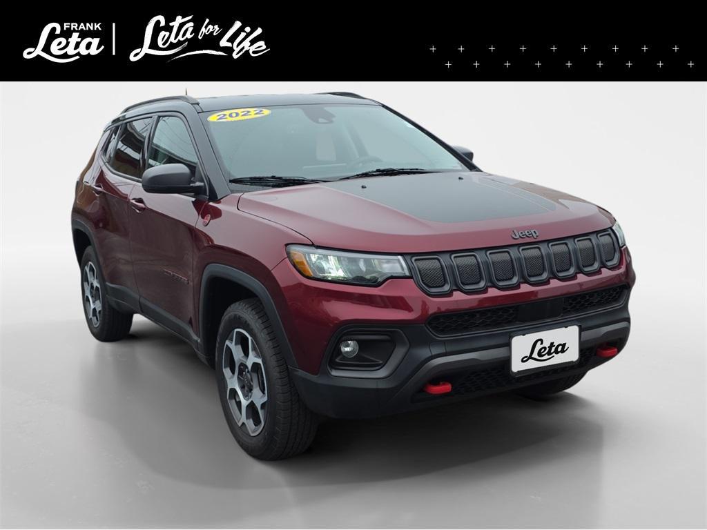 used 2022 Jeep Compass car, priced at $24,383