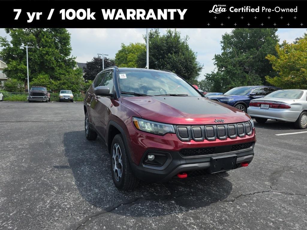 used 2022 Jeep Compass car, priced at $26,500