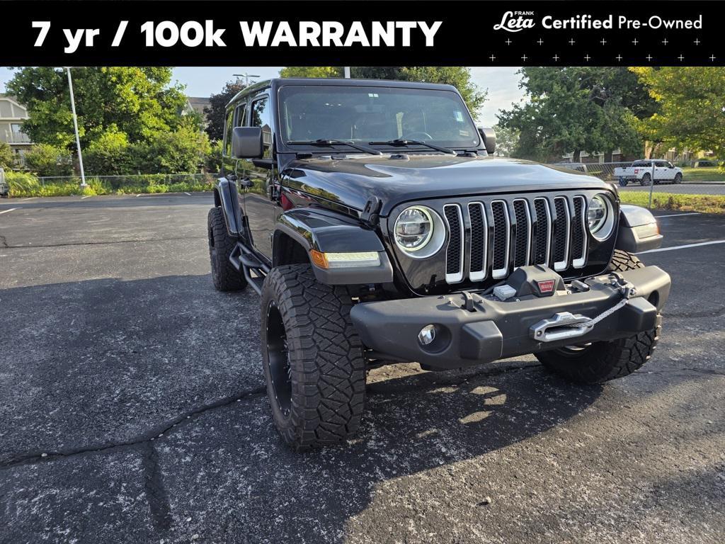used 2021 Jeep Wrangler Unlimited car, priced at $31,400
