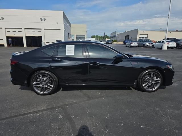 used 2025 Acura TLX car, priced at $45,900
