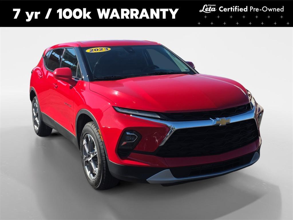 used 2023 Chevrolet Blazer car, priced at $22,200