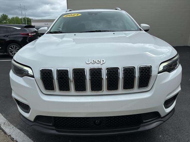 used 2021 Jeep Cherokee car, priced at $19,599
