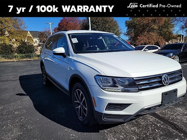 used 2021 Volkswagen Tiguan car, priced at $18,500