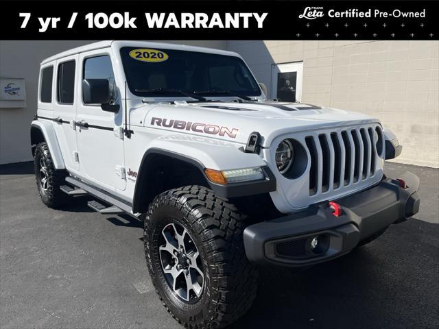 used 2020 Jeep Wrangler Unlimited car, priced at $43,500