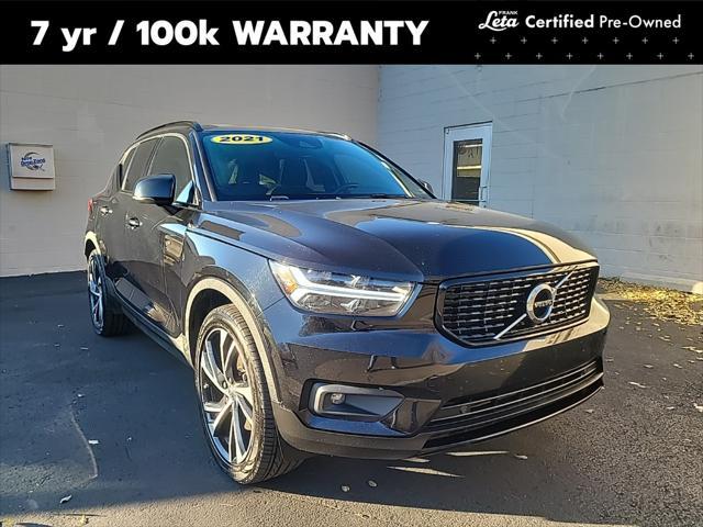 used 2021 Volvo XC40 car, priced at $20,500