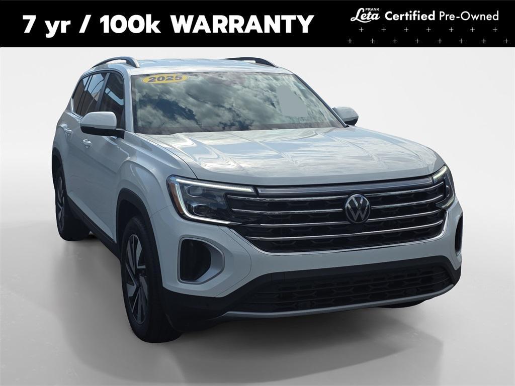 used 2025 Volkswagen Atlas car, priced at $34,500