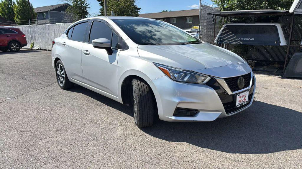 used 2021 Nissan Versa car, priced at $14,999