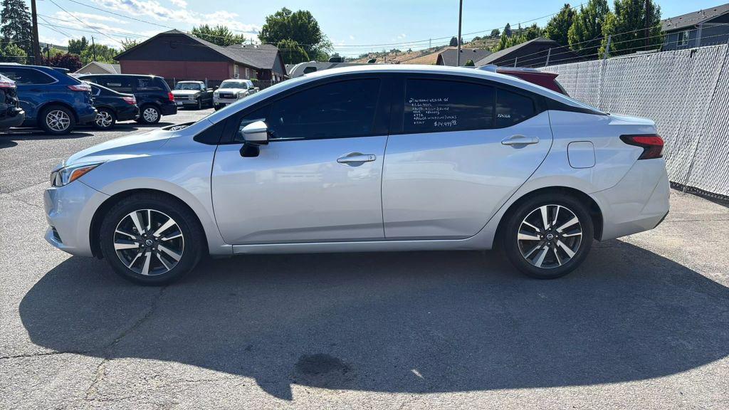 used 2021 Nissan Versa car, priced at $14,999