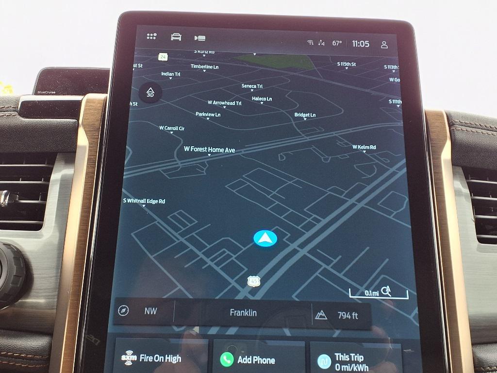 new 2025 Ford F-150 Lightning car, priced at $77,244