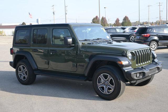 used 2021 Jeep Wrangler Unlimited car, priced at $27,774