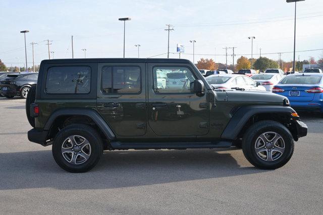 used 2021 Jeep Wrangler Unlimited car, priced at $27,774