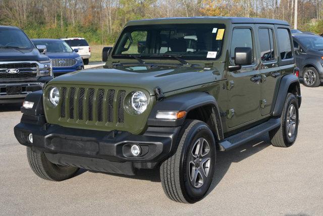 used 2021 Jeep Wrangler Unlimited car, priced at $27,774