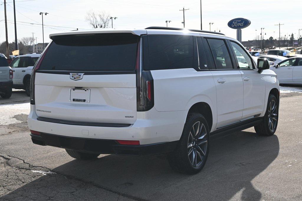 used 2023 Cadillac Escalade ESV car, priced at $77,485
