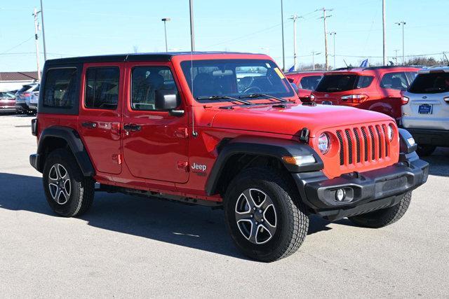 used 2021 Jeep Wrangler Unlimited car, priced at $29,872