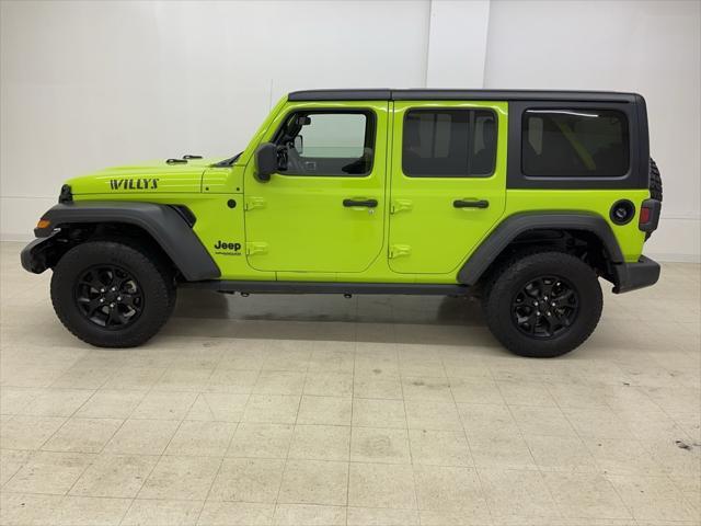 used 2021 Jeep Wrangler Unlimited car, priced at $30,951