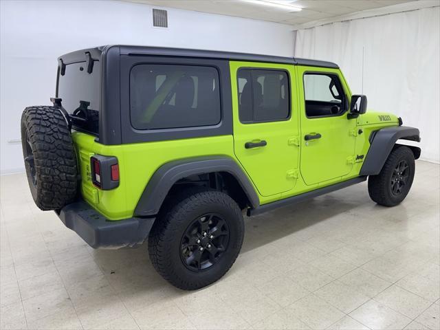 used 2021 Jeep Wrangler Unlimited car, priced at $30,951