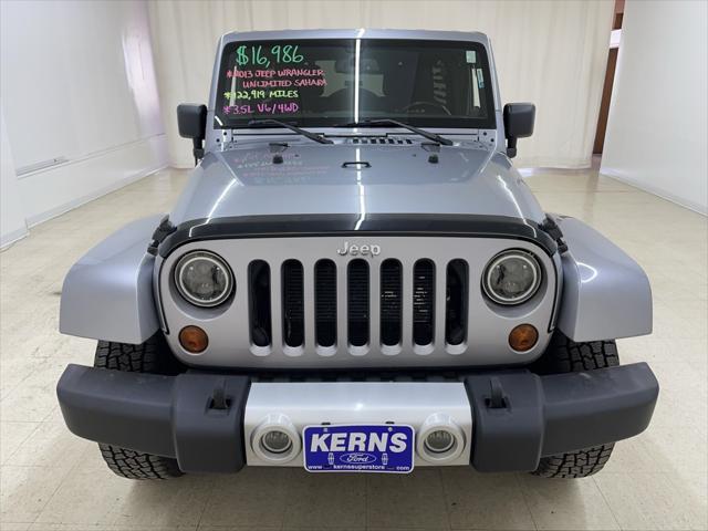 used 2013 Jeep Wrangler Unlimited car, priced at $16,986