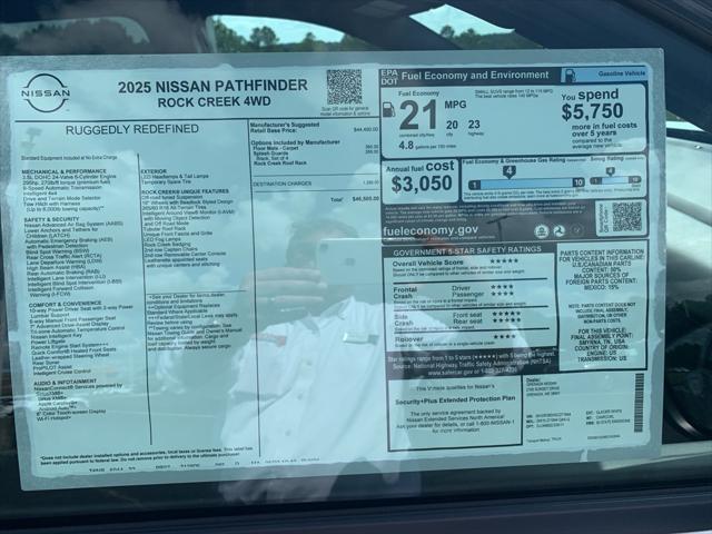 new 2025 Nissan Pathfinder car, priced at $46,505