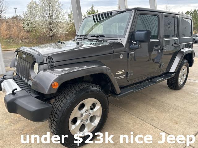 used 2014 Jeep Wrangler Unlimited car, priced at $21,115