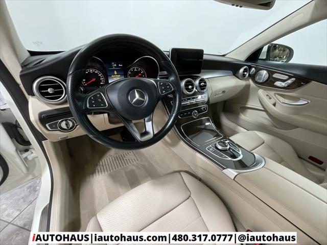 used 2017 Mercedes-Benz C-Class car, priced at $23,998