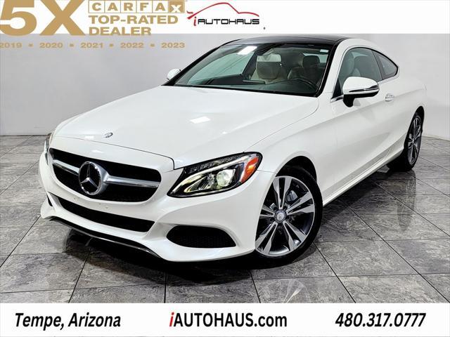 used 2017 Mercedes-Benz C-Class car, priced at $23,998