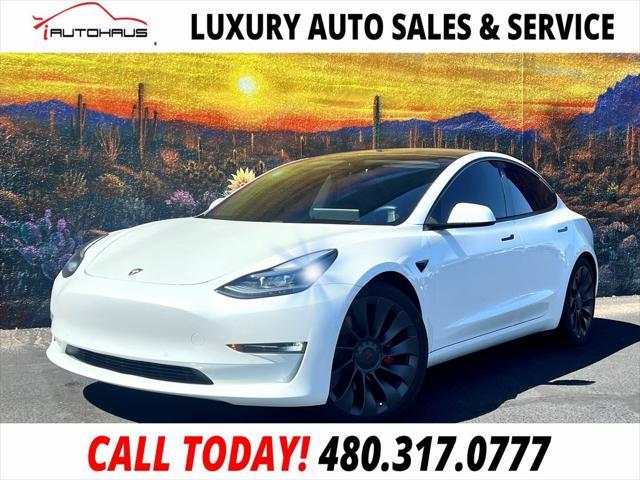 used 2021 Tesla Model 3 car, priced at $24,998