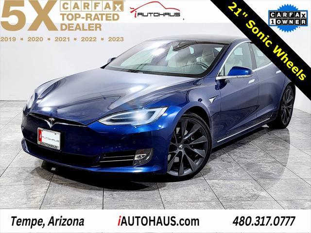 used 2021 Tesla Model S car, priced at $42,998