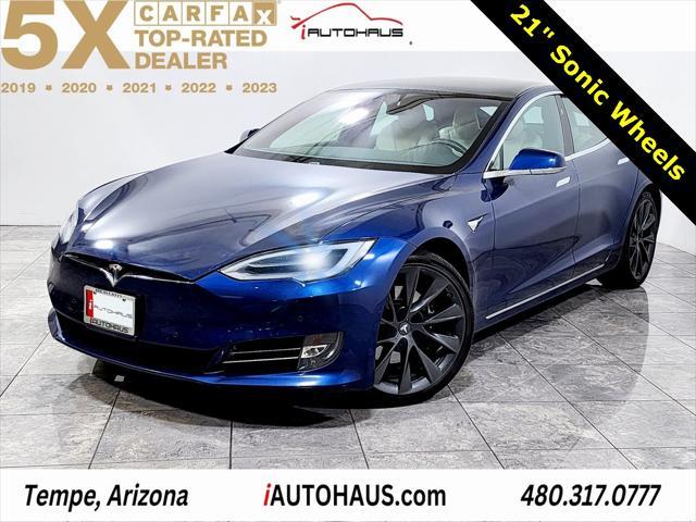 used 2021 Tesla Model S car, priced at $42,998