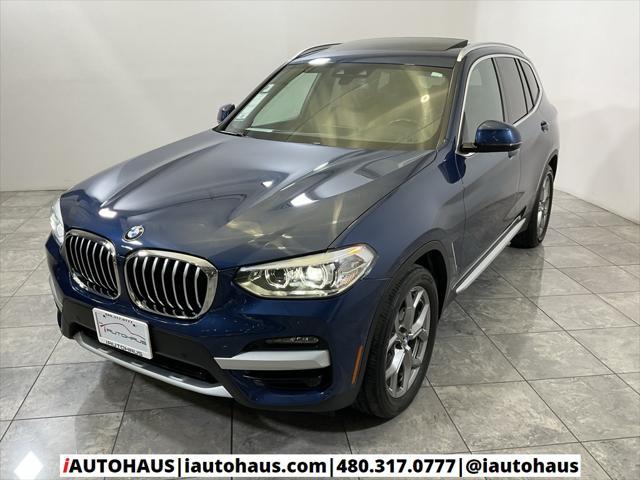 used 2021 BMW X3 car, priced at $23,476