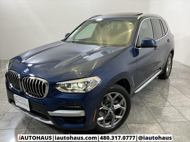 used 2021 BMW X3 car, priced at $23,476